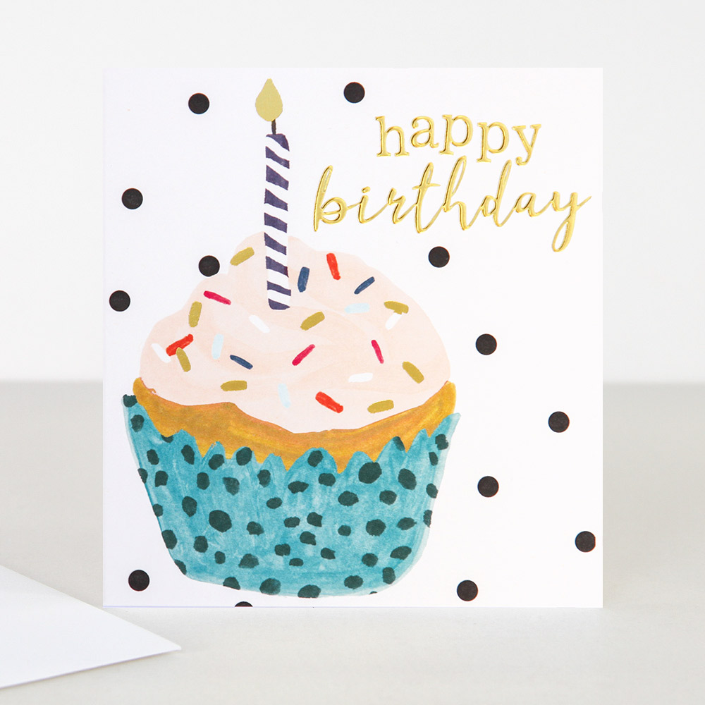 Happy Birthday Cupcake Card By Caroline Gardner